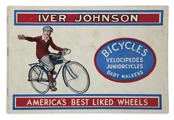 (CYCLING.) Collection of mostly late nineteenth-century American bicycle manufacturers catalogs and pamphlets.